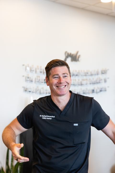Smiling team member