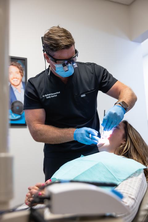 Doctor visiting with a patient